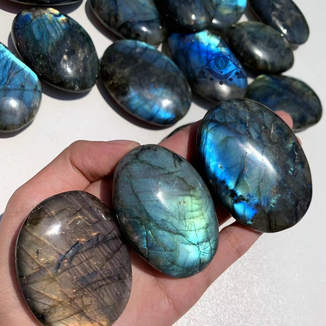 Labradorite Palm Stone