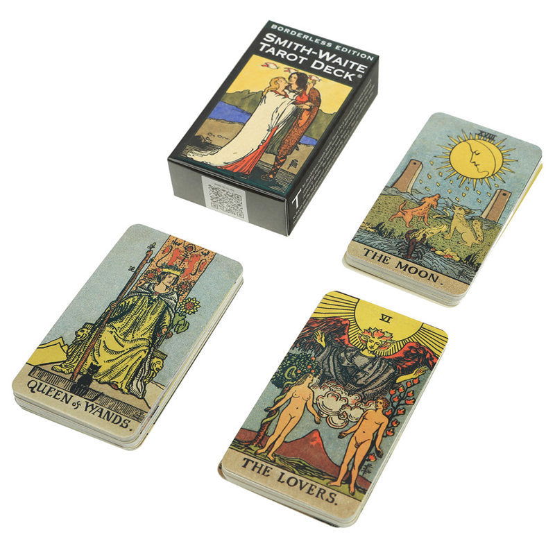 Tarot Card Deck Borderless Edition Smith-Waite Tarot